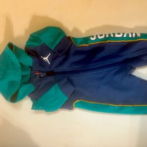 Air Jordan zip up suit, like new!